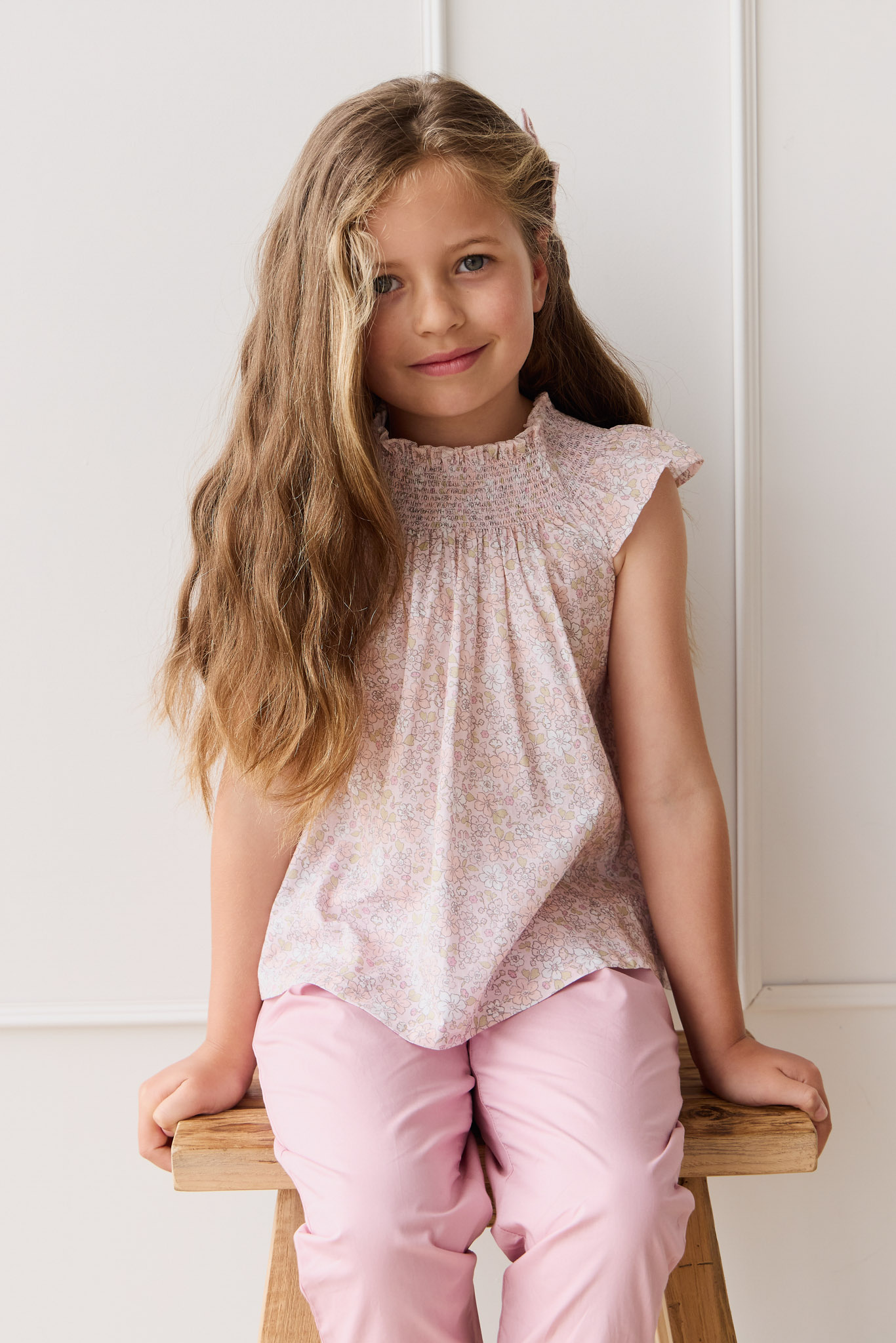 OCボイルフリルチュニックChloe Mauve