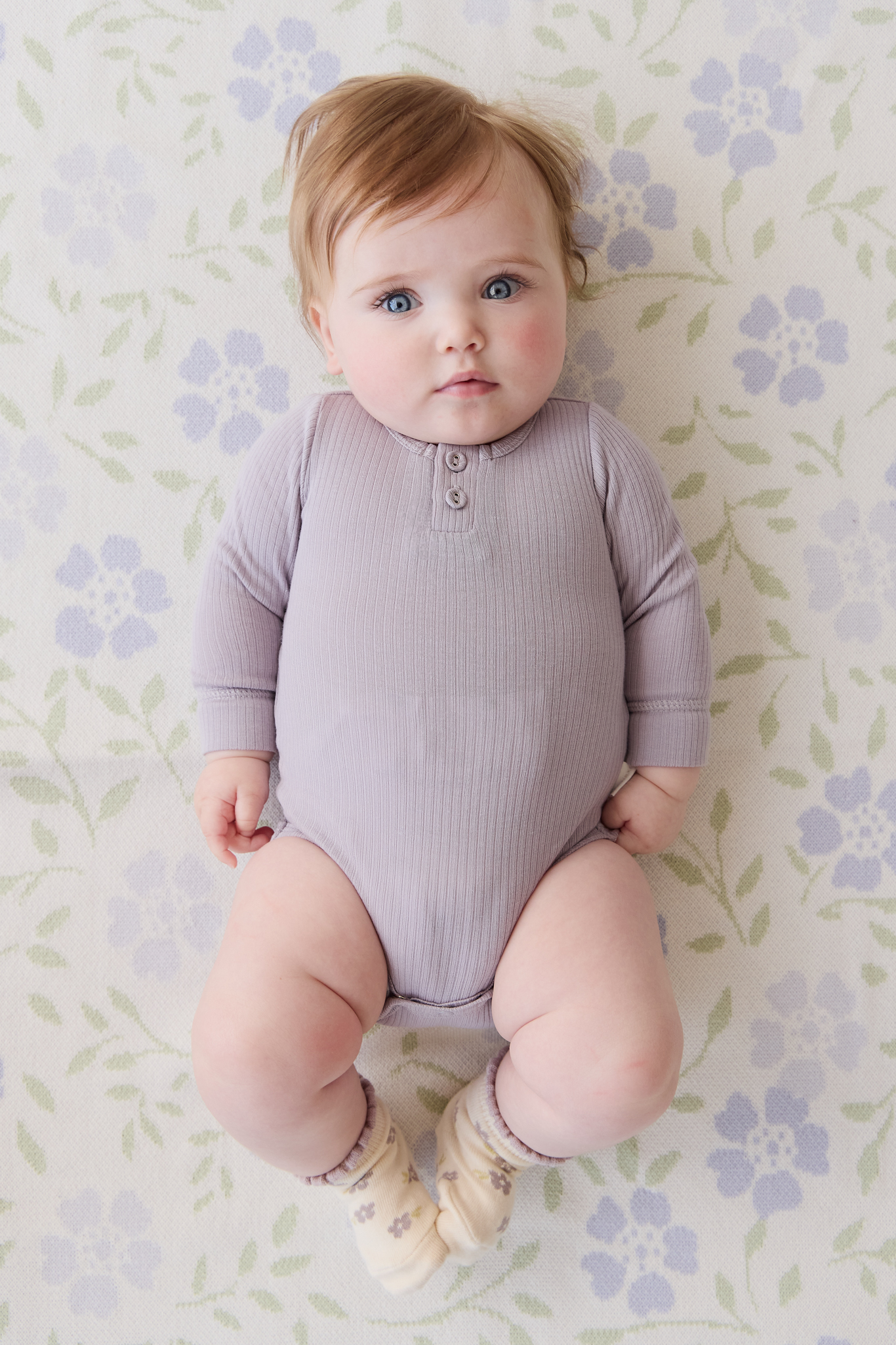 ブランケットEmmy Lilac Jacquard