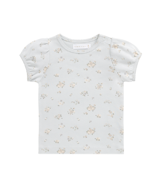 OCパフスリーブトップス Petite Fleur Blue