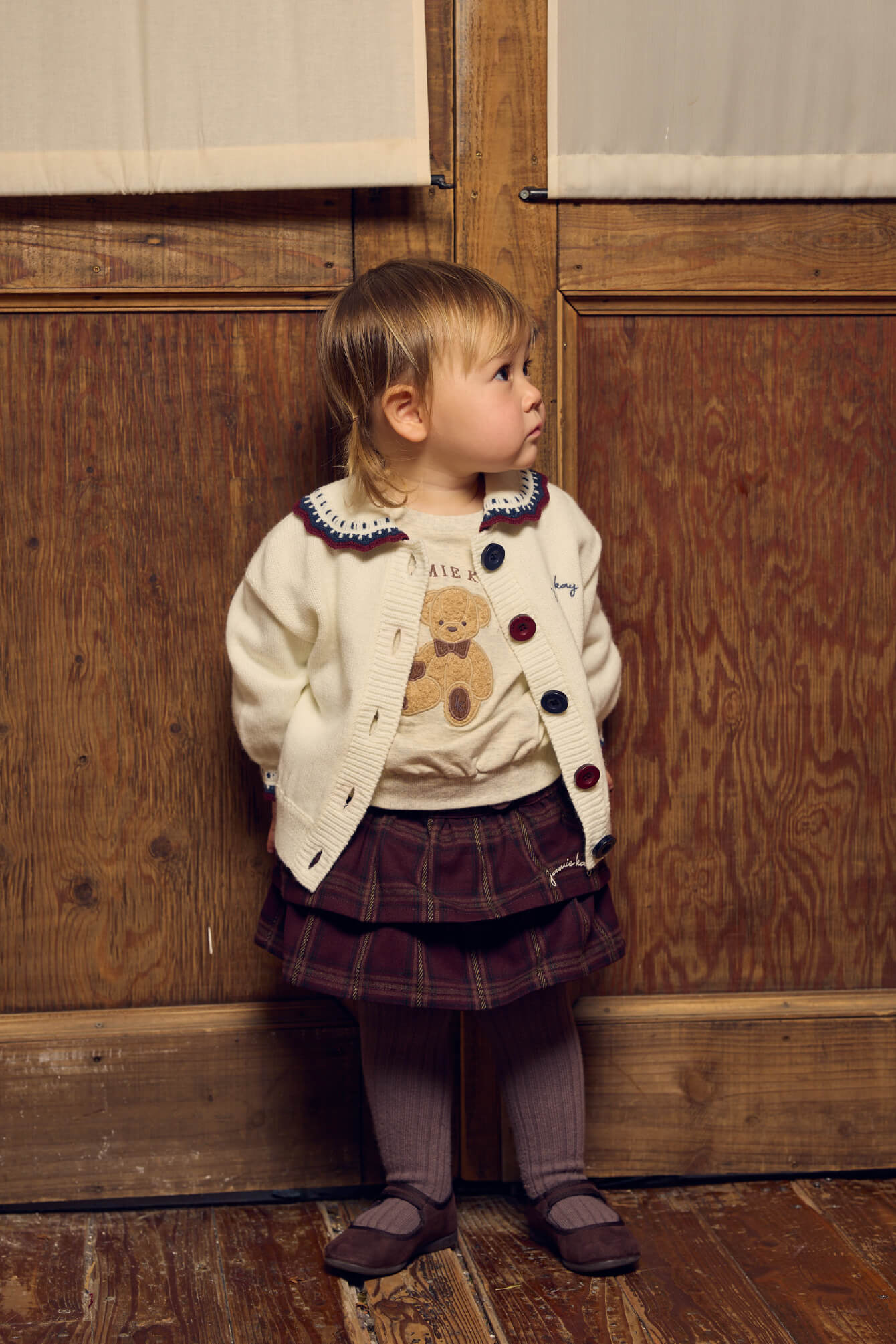 Cardigan / Tops / Skirt 着用イメージ