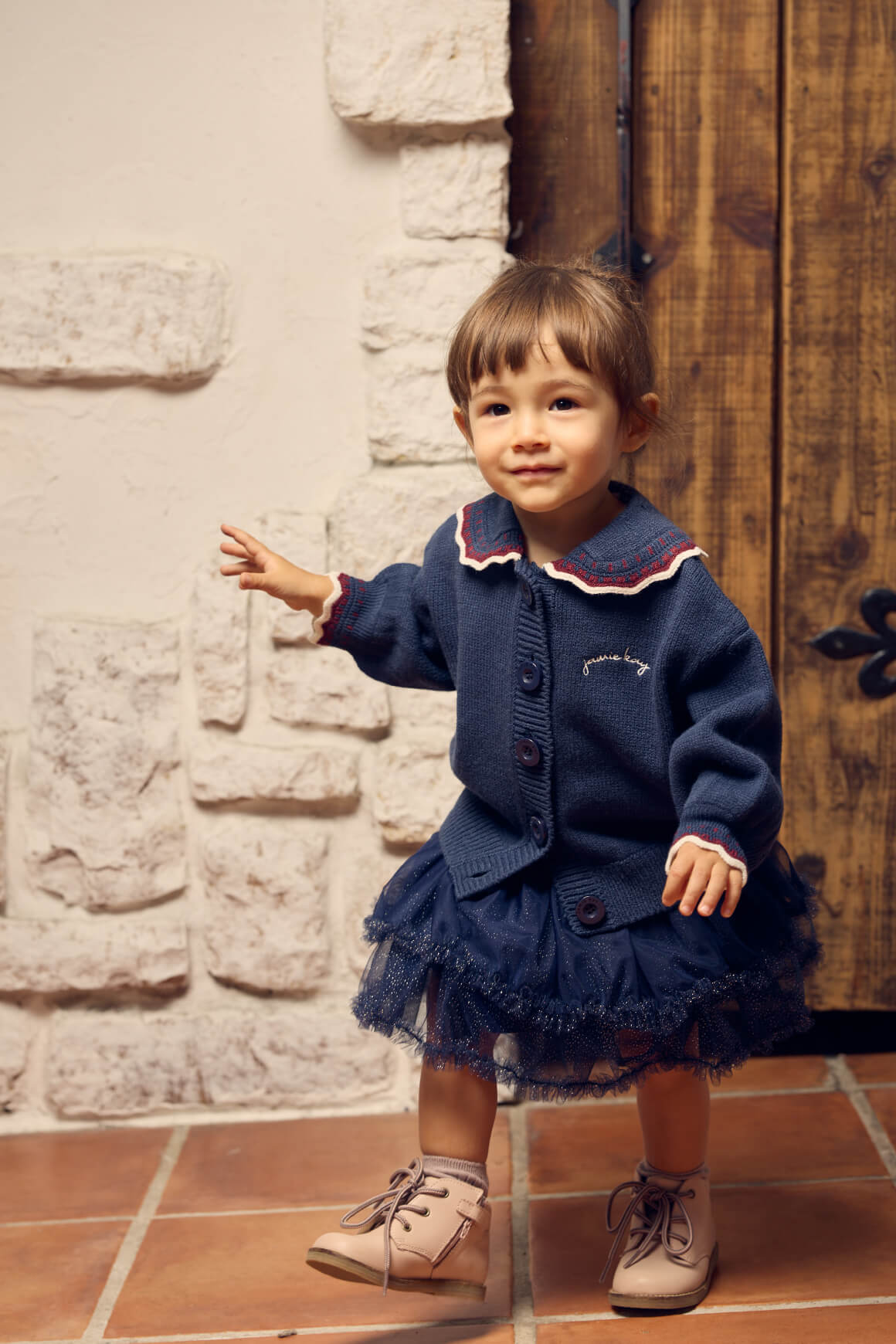 Cardigan / Skirt着用イメージ