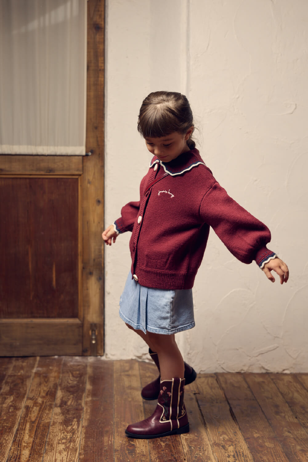 Cardigan / Skirt 着用イメージ