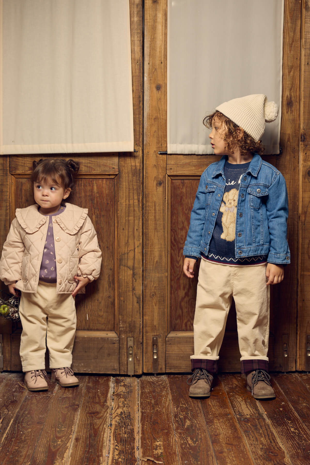 Knit / Pants / Knit hat / Jacket / Tops / Pants着用イメージ