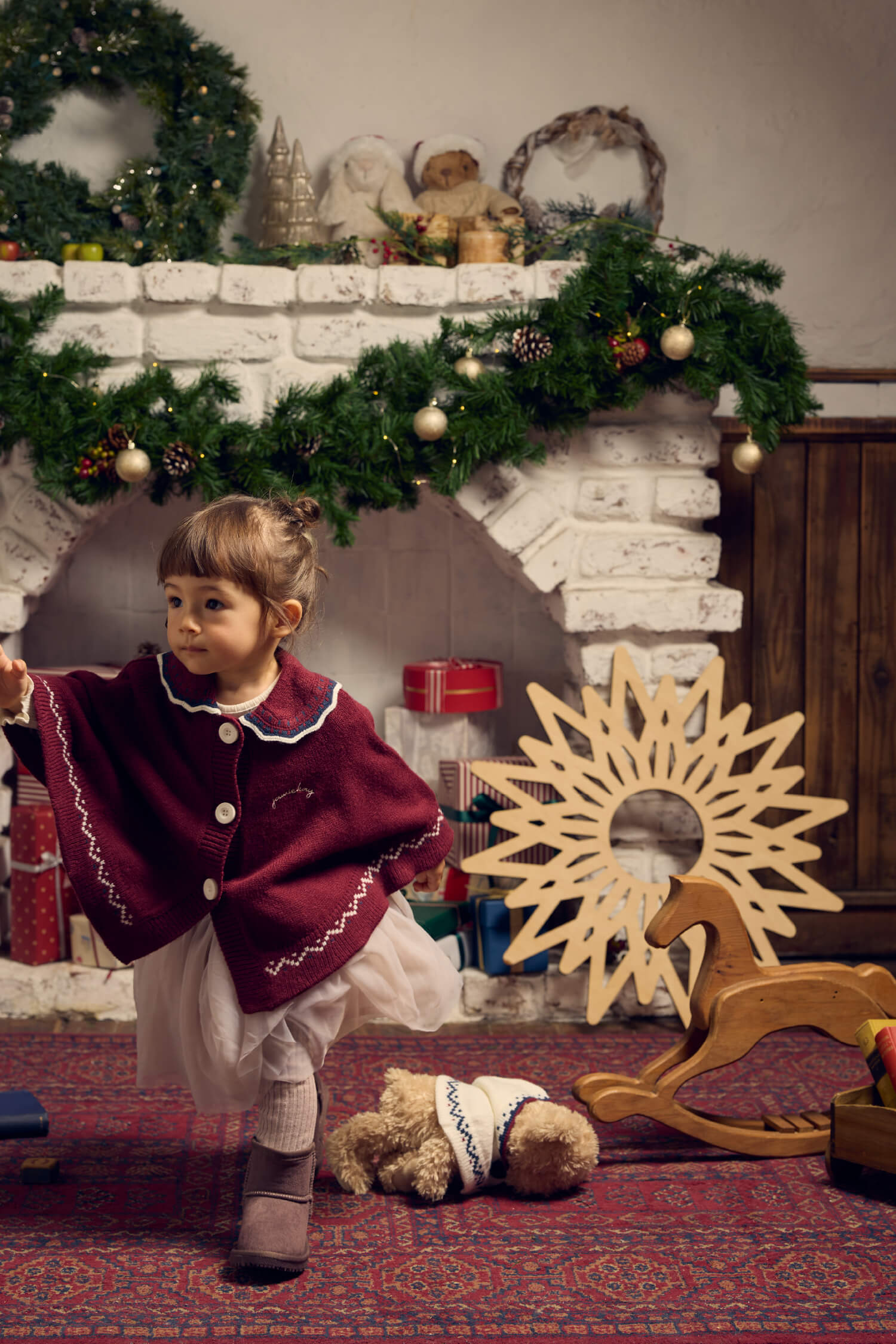 poncho 着用イメージ