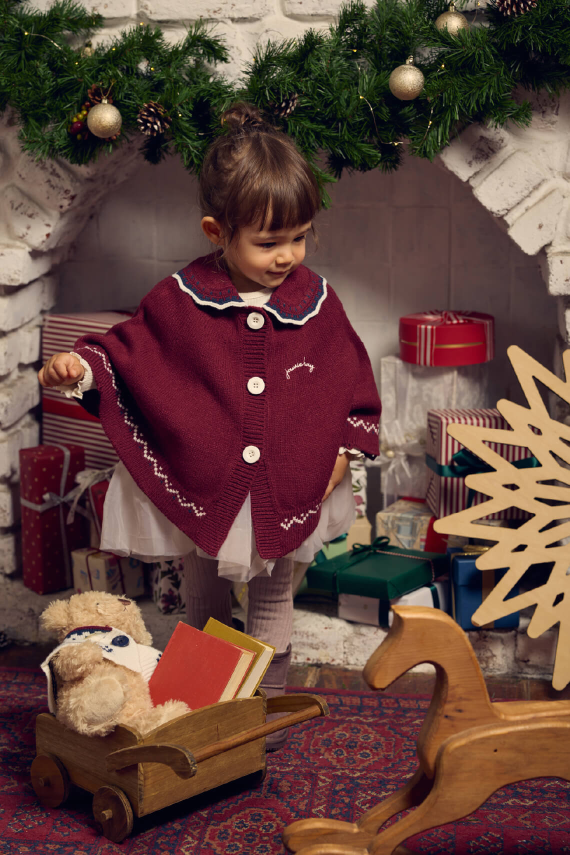 Poncho / Skirt / Snuggle Bunnies / Snuggle Bunnies Poncho 着用イメージ