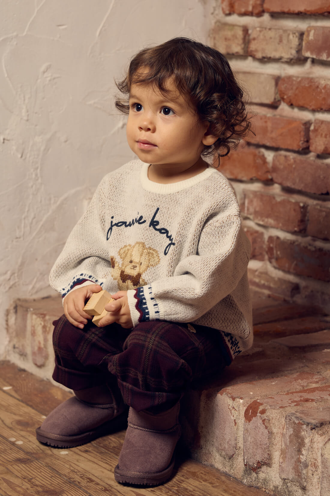 Knit tops / Pants 着用イメージ