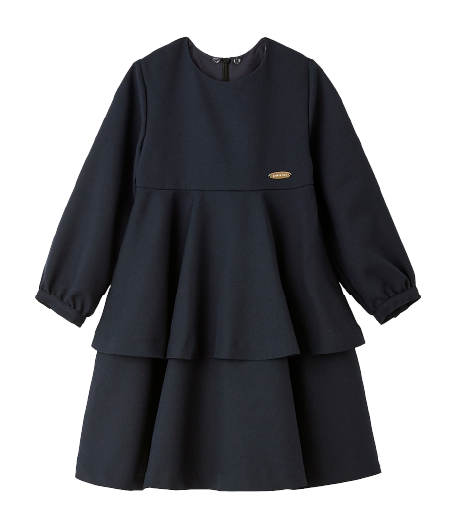 3way衿付きフレアワンピース