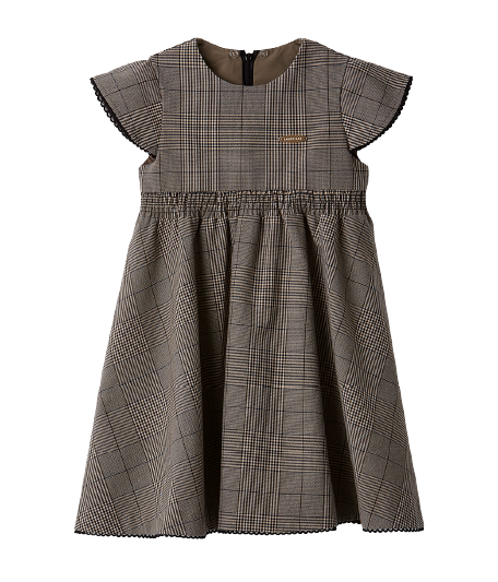 2wayチェックワンピース ボレロセット