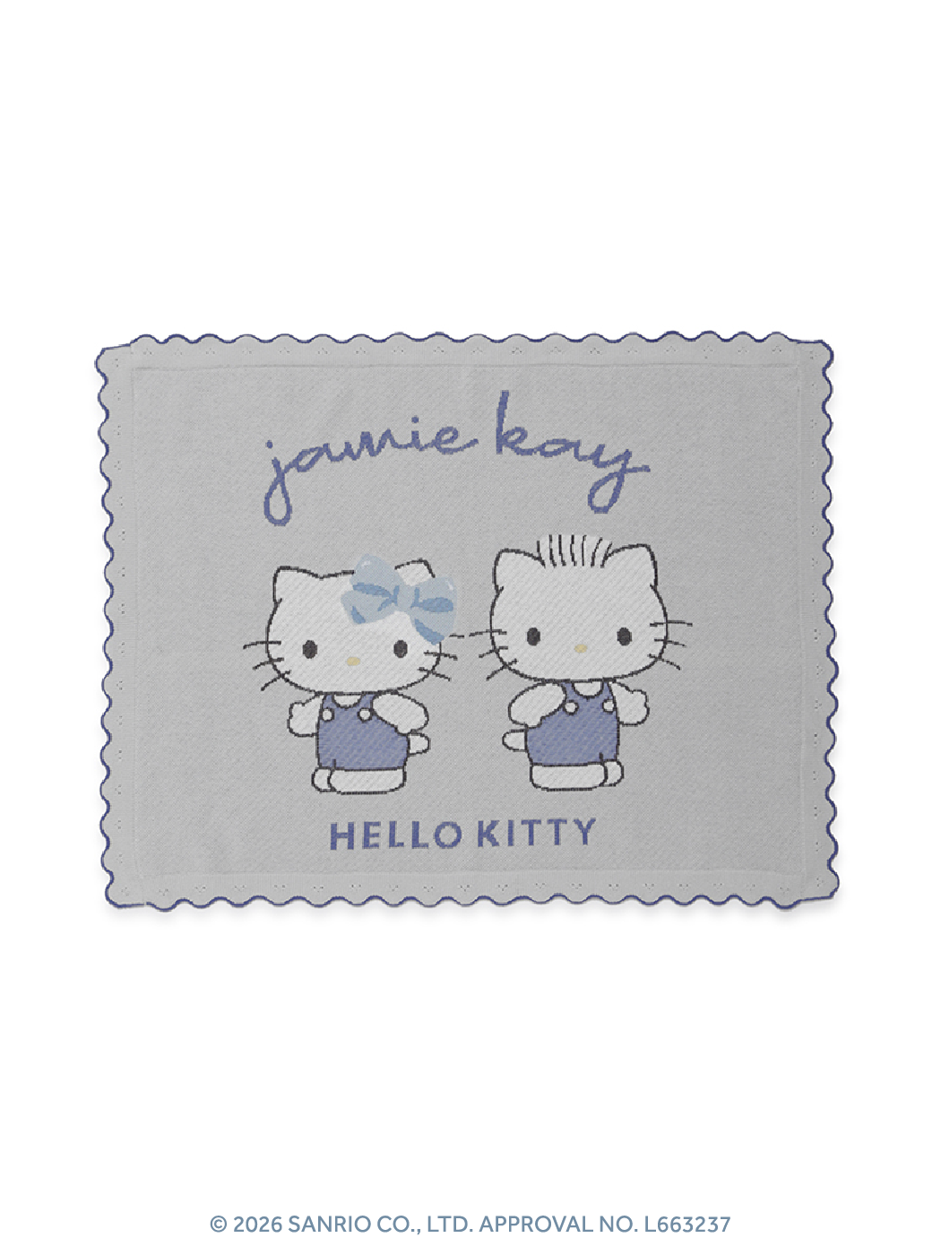 ニットジャガードブランケット画像