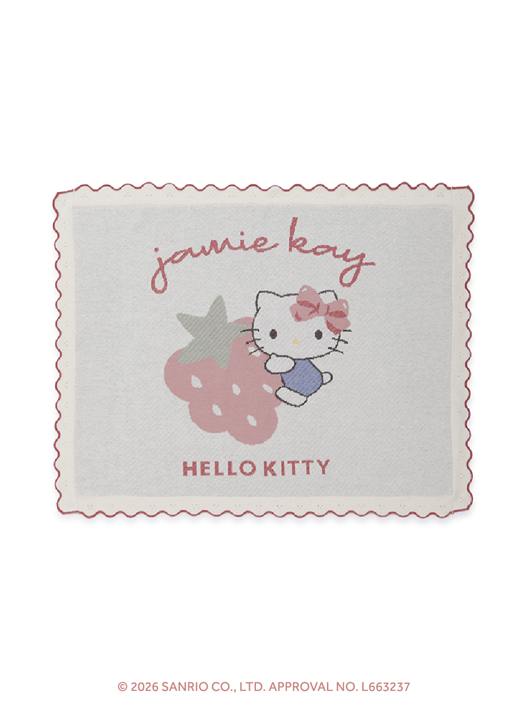 ニットジャガードブランケット画像