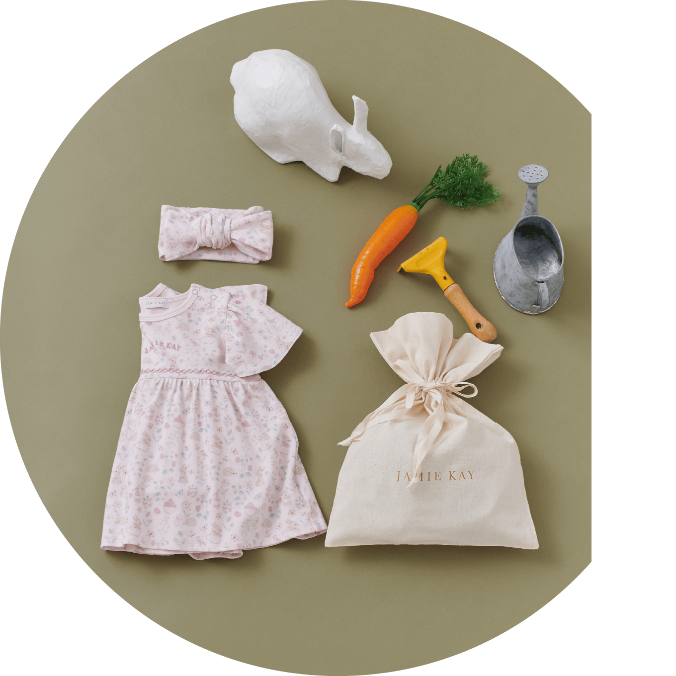 Bunny Garden ロンパース & ヘアバンドセットの商品画像