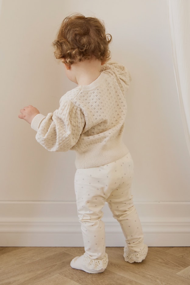 レギンス Ditsy Cherries / オーガニックコットン