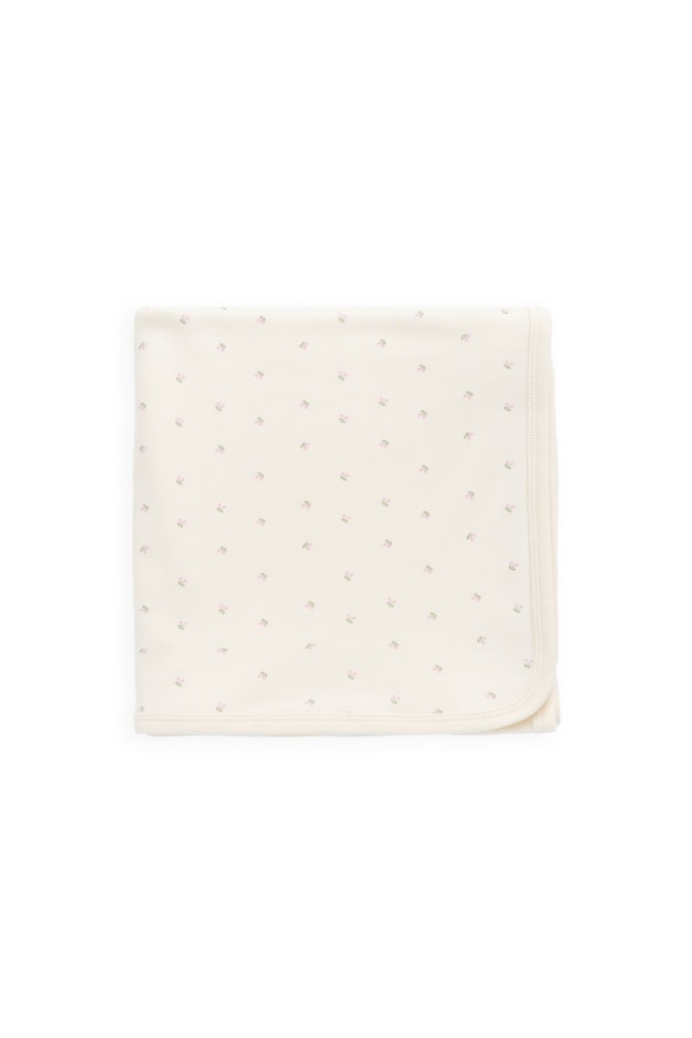 ブランケット Ditsy Cherries / オーガニックコットン