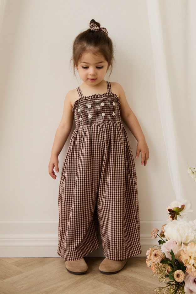 ジャンプスーツ Cinnamon Gingham
