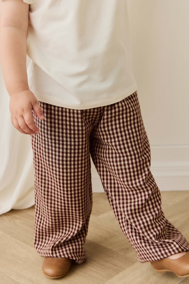 ロングパンツ Cinnamon Gingham