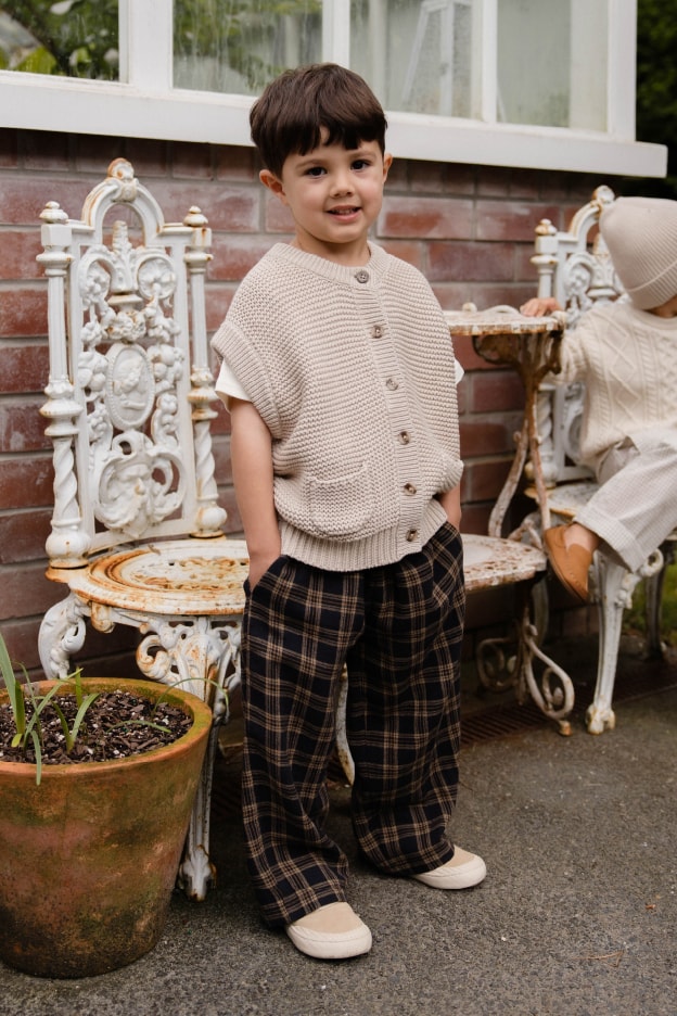 ロングパンツ Woodland Check