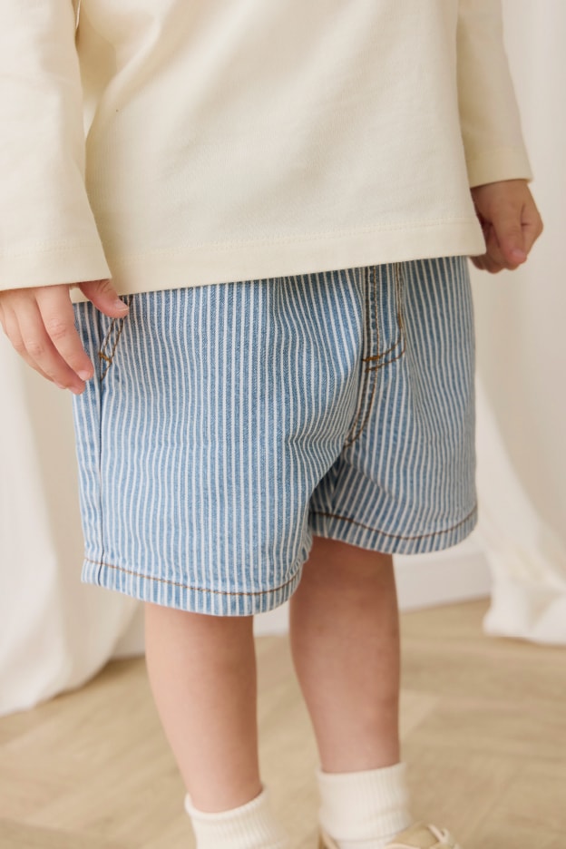 ヒッコリーショートパンツ Holiday Stripe