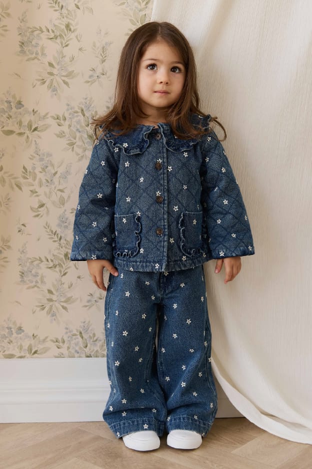 フラワーデニムパンツ Josie Floral Denim