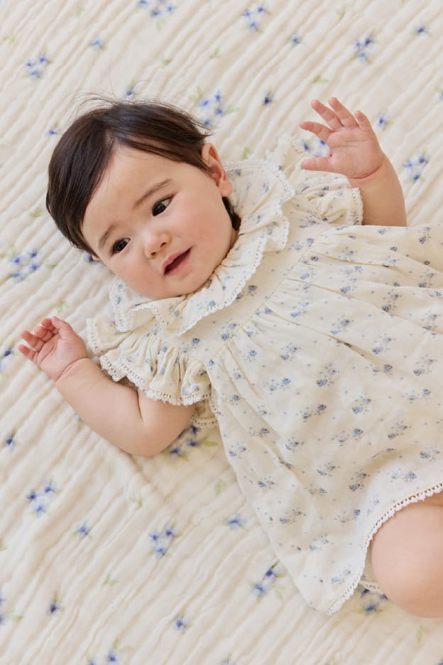 モスリンプレイスーツ Molly Blue