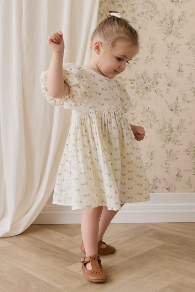 モスリンワンピース Molly Blue