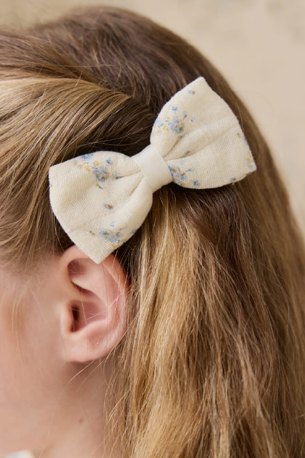 モスリンヘアクリップ Molly Blue