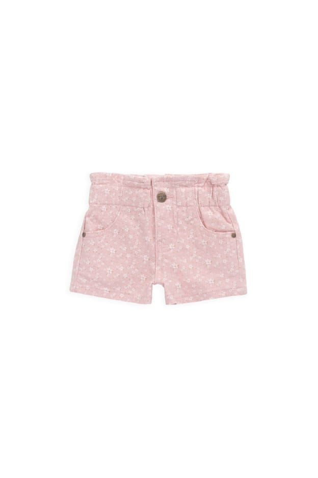 コットンツィルショートパンツ Paula Powder