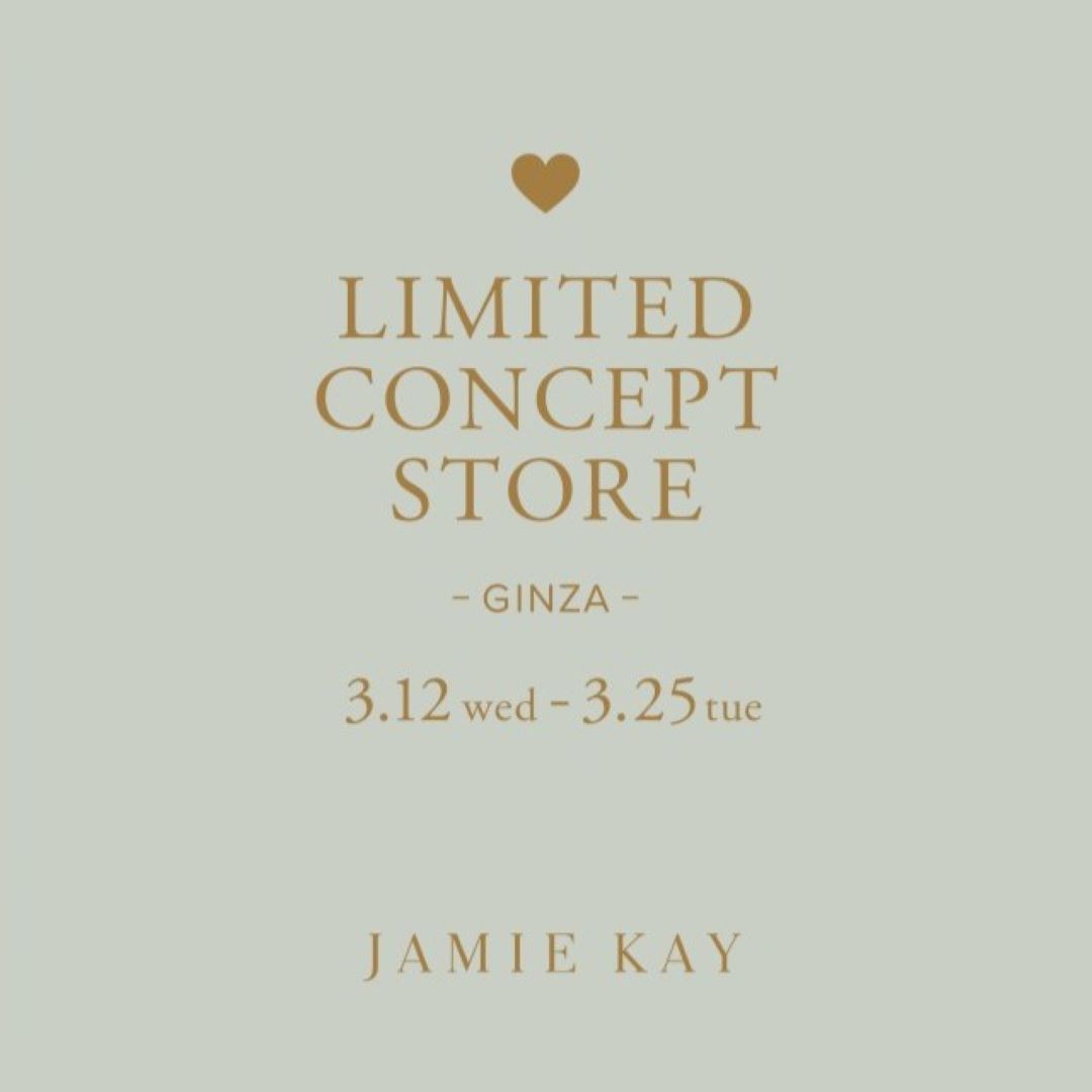銀座三越で JAMIE KAY LIMITED CONCEPT STORE開催！＜3月12日(水)～25日(火)＞